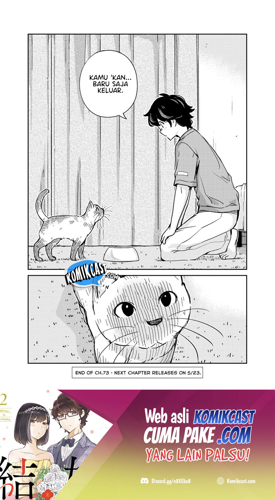 Kekkon Surutte, Hontou Desu Ka? Chapter 73 Bahasa Indonesia